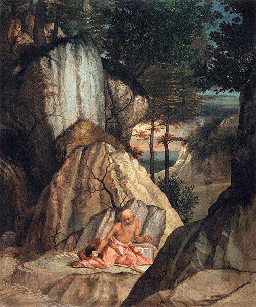 Lorenzo Lotto Penitent St Jerome Germany oil painting art